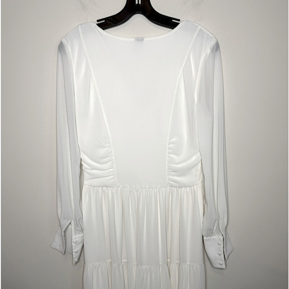 Vero Moda Cream Tiered Maxi Dress Size Small - Picture 11 of 13